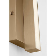Generation GLV1691 Marque 1-lt 13" Tall LED Vanity Light - Satin Brass
