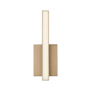 Generation GLV1691 Marque 1-lt 13" Tall LED Vanity Light - Satin Brass