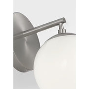 Generation GLV1831 Nube 1-lt 9" Tall LED Vanity Light - Brushed Nickel