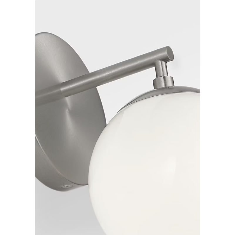 Generation GLV1831 Nube 1-lt 9" Tall LED Vanity Light - Brushed Nickel