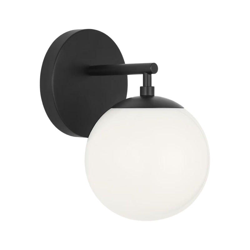 Generation GLV1831 Nube 1-lt 9" Tall LED Vanity Light - Midnight Black
