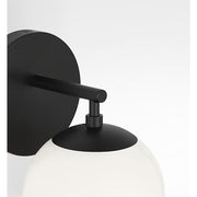 Generation GLV1831 Nube 1-lt 9" Tall LED Vanity Light - Midnight Black