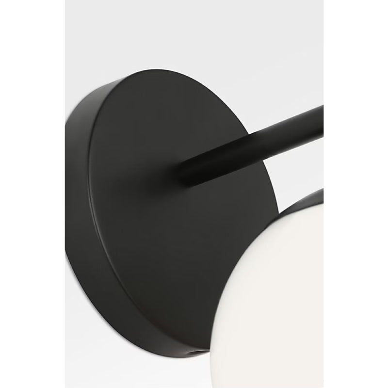 Generation GLV1831 Nube 1-lt 9" Tall LED Vanity Light - Midnight Black