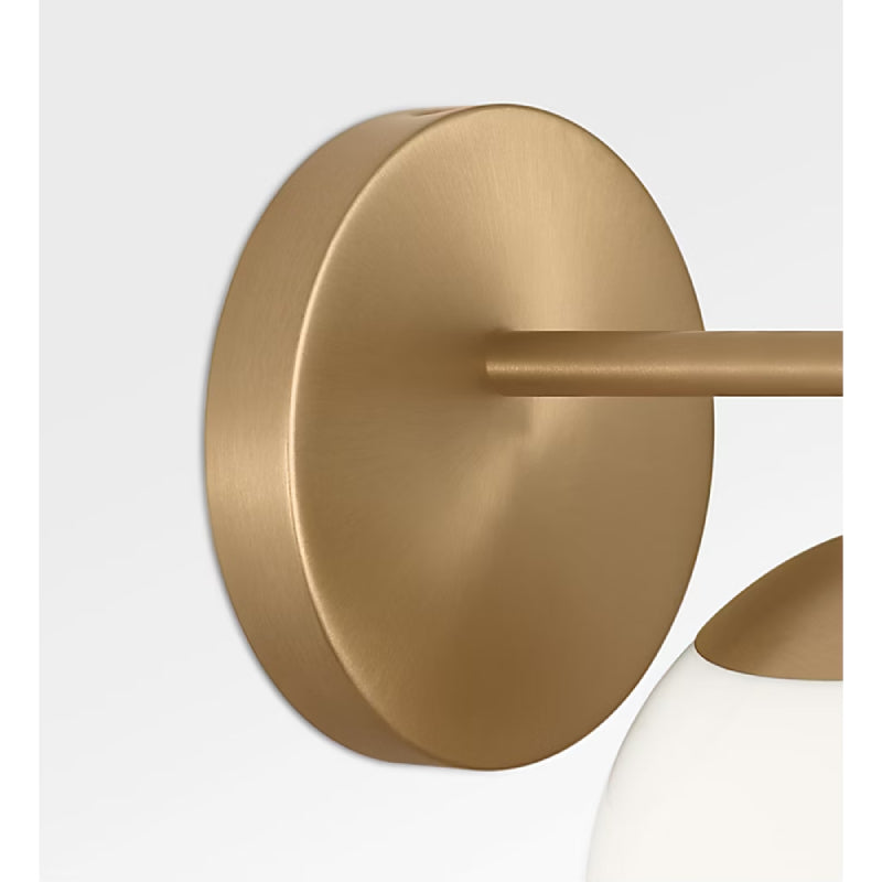 Generation GLV1831 Nube 1-lt 9" Tall LED Vanity Light - Satin Brass