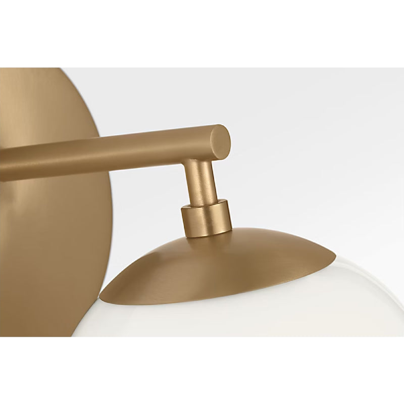 Generation GLV1831 Nube 1-lt 9" Tall LED Vanity Light - Satin Brass