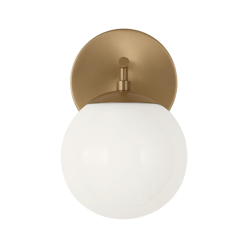 Generation GLV1831 Nube 1-lt 9" Tall LED Vanity Light - Satin Brass