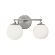Generation GLV1842E Nube 2-lt 15" LED Vanity Light - Brushed Nickel