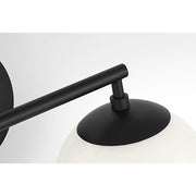 Generation GLV1842 Nube 2-lt 15" Vanity Light - Midnight Black