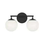 Generation GLV1842 Nube 2-lt 15" Vanity Light - Midnight Black