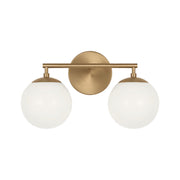 Generation GLV1842 Nube 2-lt 15" Vanity Light - Satin Brass