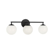 Generation GLV1853 Nube 3-lt 24" Vanity Light - Midnight Black