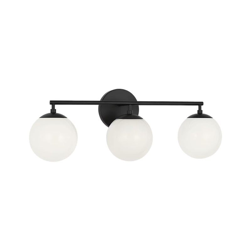 Generation GLV1853 Nube 3-lt 24" Vanity Light - Midnight Black