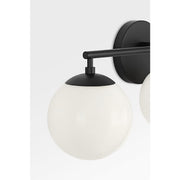 Generation GLV1853 Nube 3-lt 24" Vanity Light - Midnight Black