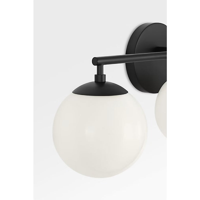 Generation GLV1853 Nube 3-lt 24" Vanity Light - Midnight Black
