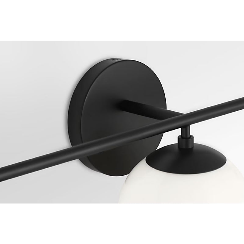 Generation GLV1853 Nube 3-lt 24" Vanity Light - Midnight Black