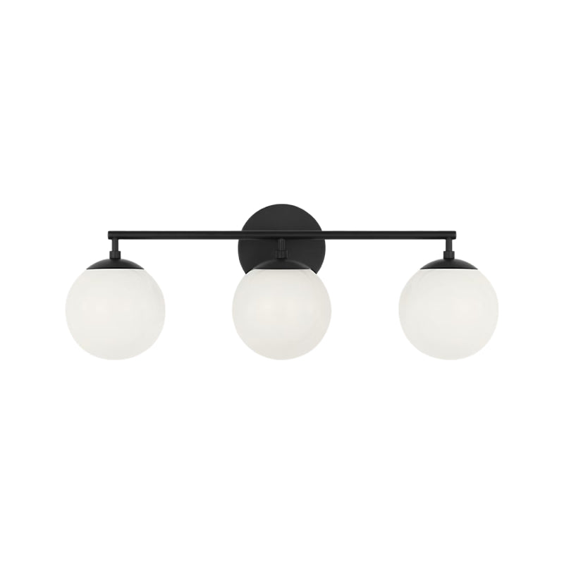 Generation GLV1853 Nube 3-lt 24" Vanity Light - Midnight Black