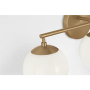 Generation GLV1853 Nube 3-lt 24" Vanity Light - Satin Brass