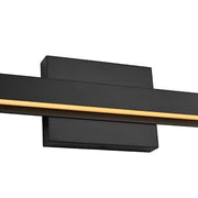 Generation GLV1921 Aro 1-lt 24" LED Vanity Light, 5CCT Selectable - Midnight Black