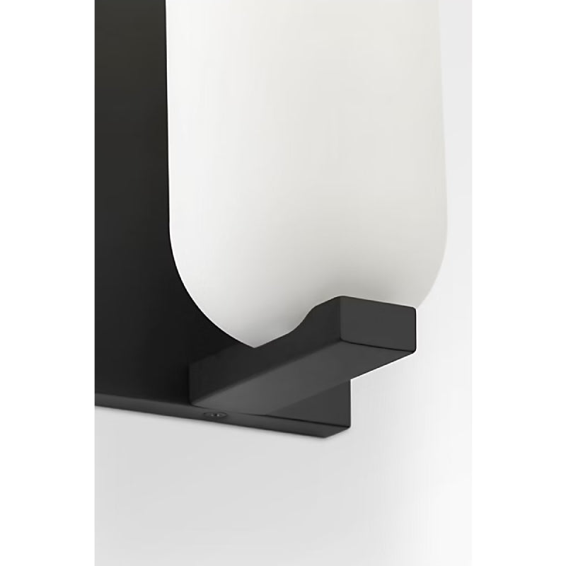 Generation GLV1951 Neblina 1-lt 10" Tall Vanity Light - Midnight Black