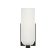 Generation GLV1951 Neblina 1-lt 10" Tall Vanity Light - Midnight Black