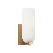 Generation GLV1951 Neblina 1-lt 10" Tall Vanity Light - Satin Brass