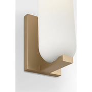 Generation GLV1951 Neblina 1-lt 10" Tall Vanity Light - Satin Brass