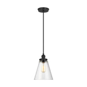 Visual Comfort P1347 Baskin 1-lt 9" Pendant - Midnight Black
