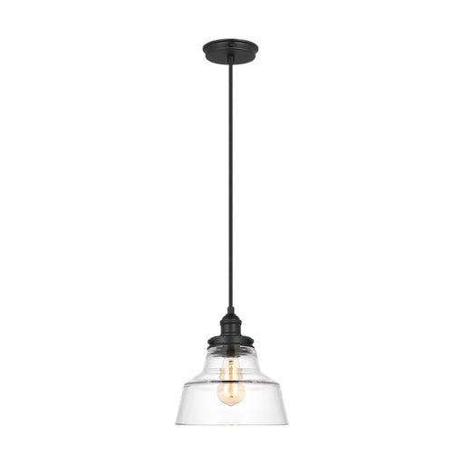 Visual Comfort P1348 Baskin 1-lt 10" Pendant - Midnight Black