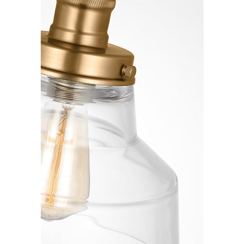 Visual Comfort P1348 Baskin 1-lt 10" Pendant - Satin Brass