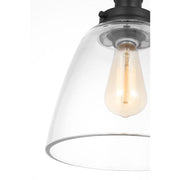 Visual Comfort P1349 Baskin 1-lt 9" Pendant - Midnight Black