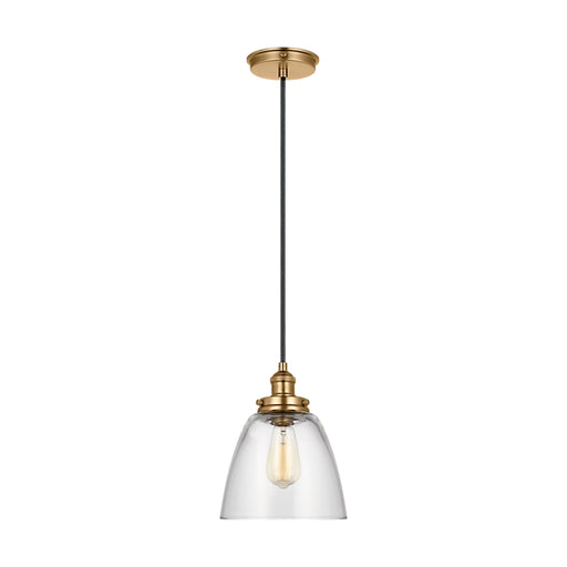 Visual Comfort P1349 Baskin 1-lt 9" Pendant - Satin Brass
