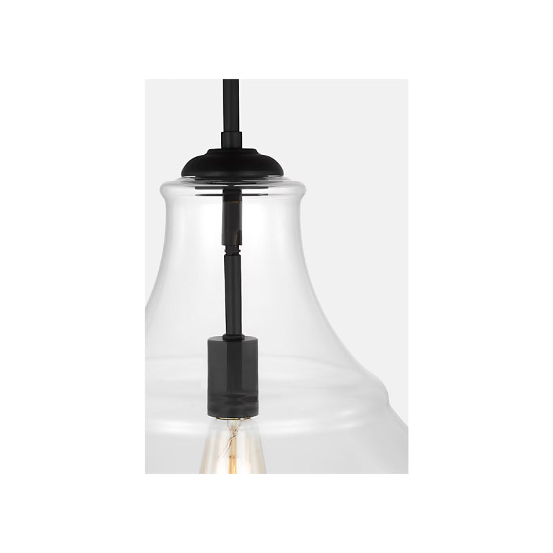 Visual Comfort P1483 Zora 1-lt 17" Pendant - Midnight Black