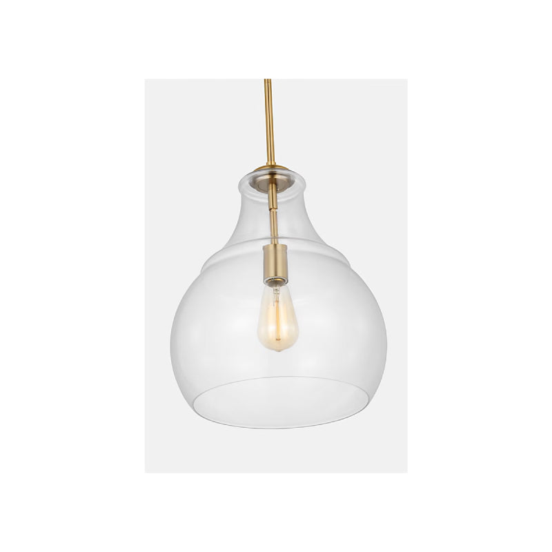 Visual Comfort P1483 Zora 1-lt 17" Pendant - Satin Brass