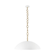 Alora Mood PD423028 Grant 1-lt 28" Pendant - Antique White