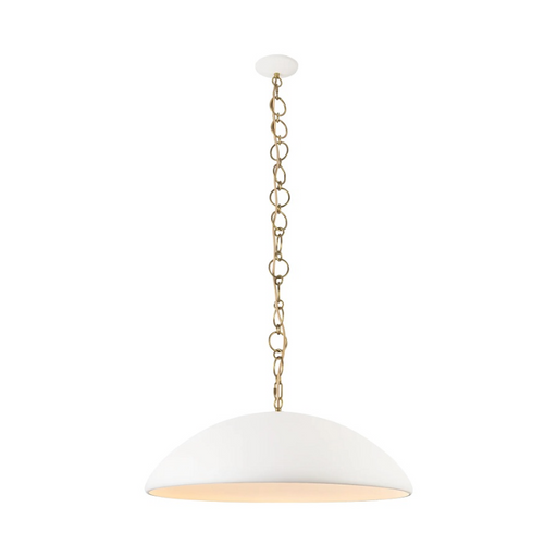 Alora Mood PD423028 Grant 1-lt 28" Pendant - Antique White