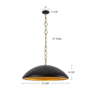 Alora Mood PD423028 Grant 1-lt 28" Pendant