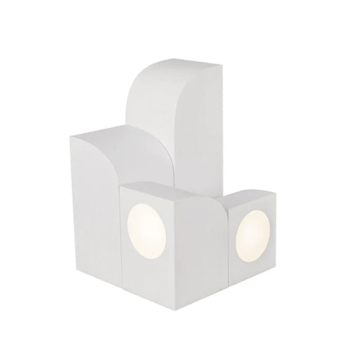 Kuzco TL82412 Gypsum 1-lt 12" Tall LED Table Lamp - White
