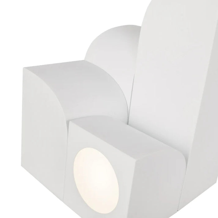 Kuzco TL82412 Gypsum 1-lt 12" Tall LED Table Lamp - White
