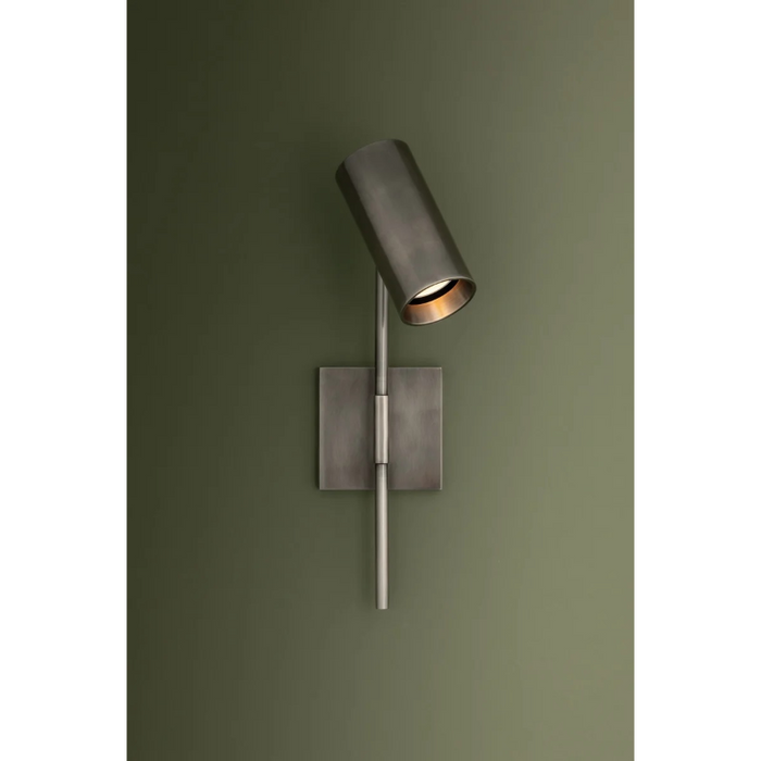 Troy B1715 Gage 1-lt 15" Tall LED Wall Sconce - Vintage Pewter