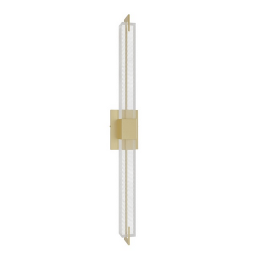 Avenue Lighting HF3012 The Original Glacier 1-lt 39" Tall LED Wall Sconce - Brushed Brass/Snow