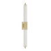 Avenue Lighting HF3012 The Original Glacier 1-lt 39" Tall LED Wall Sconce - Brushed Brass/Snow