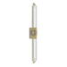 Avenue Lighting HF3012 The Original Glacier 1-lt 39" Tall LED Wall Sconce - Brushed Brass/Snow