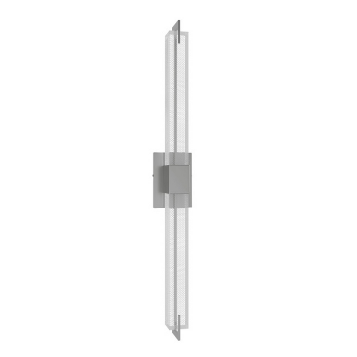 Avenue Lighting HF3012 The Original Glacier 1-lt 39" Tall LED Wall Sconce - Polished Nickel/Snow