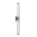Avenue Lighting HF3012 The Original Glacier 1-lt 39" Tall LED Wall Sconce - Polished Nickel/Snow
