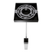 Avenue Lighting HF1901 The Original Glacier 1-lt 2" LED Pendant - Dark Bronze/Snow