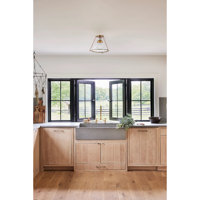 Troy C2115 Glint 1-lt 15" Semi-Flush Mount