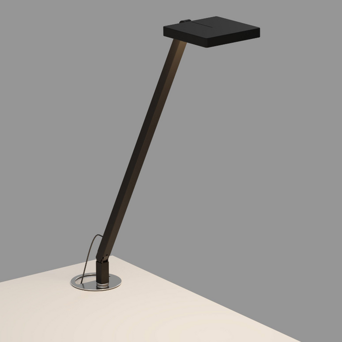 Koncept FCD-1 Focaccia Solo LED Desk Lamp - Matte Black/Grommet Mount