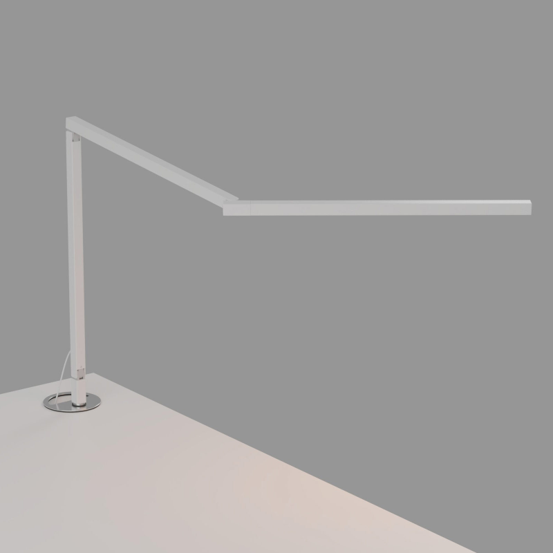 Koncept ZBD3100 Z-Bar Mini Gen 4 LED Desk Lamp - Matte White/Grommet Mount