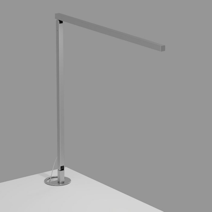 Koncept ZBD1000 Z-Bar Solo Pro Gen 4 LED Desk Lamp - Silver/Grommet Mount