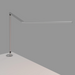 Koncept ZBD3000 Z-Bar Gen 4 LED Desk Lamp - Silver/Grommet Mount